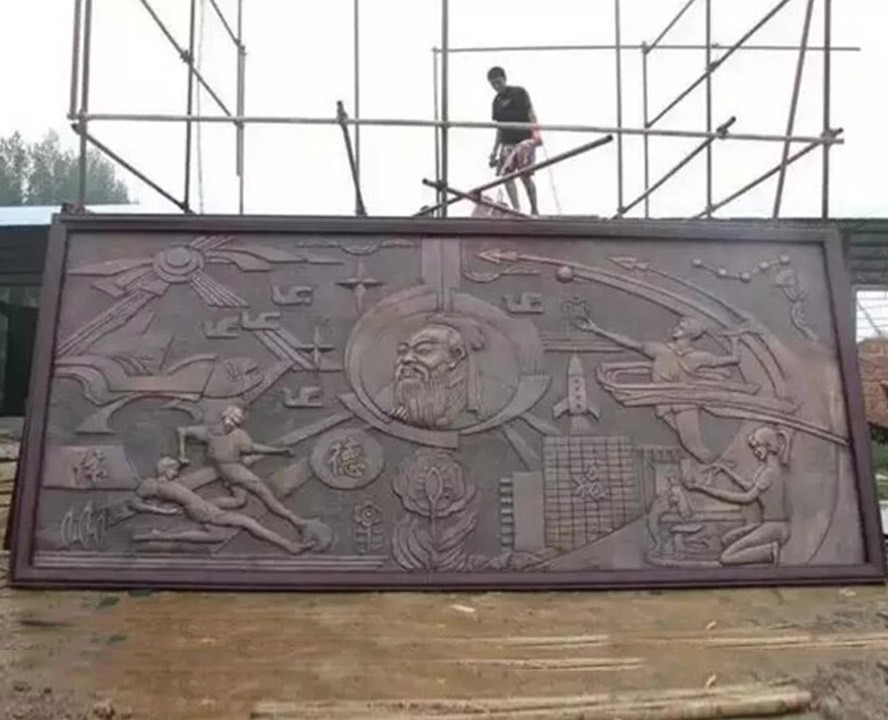 學(xué)校主題鍛銅浮雕